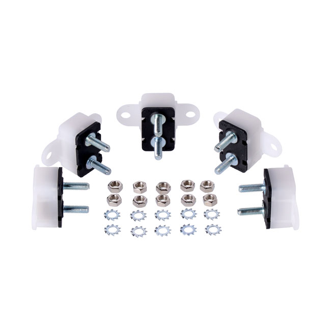 Circuit breaker, automatic. Dual mount, plastic. 30A
