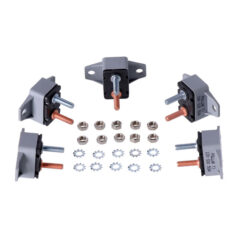 Circuit breaker, automatic. Dual mount, plastic. 50A