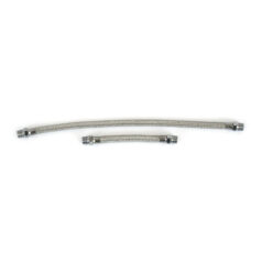 Shovel rocker box oil line kit. Braided stainless - 66-84 Shovelhead