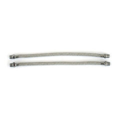 Sportster rocker box oil line kit. braided stainless - 57-85 XL Sportster (exkl. 58-69 XLCH-modeller med magnet)