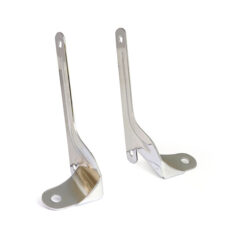 Spotlamp / passing lamp mount bracket kit. Chrome - 57-85 XL Sportster