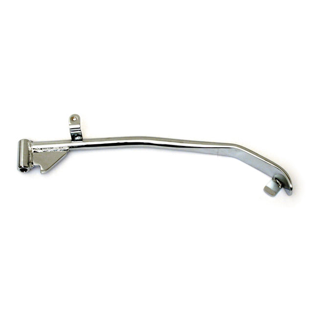 Jiffy stand flat bottom. Stock replacement. Chrome - 82-90 FXR  Lagerbyte