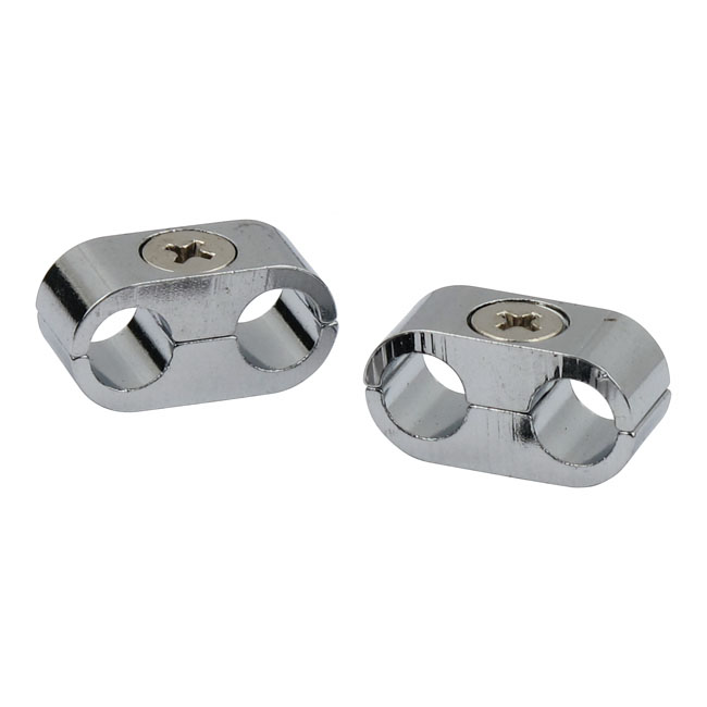 8mm spark plug wire separator. Smooth, chrome - Universal