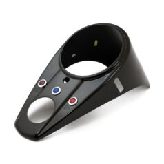62-67 style 3-light dash cover. Gloss black - 62-67 FL i OEM; 47-61 FL & 68-84 FL i anpassade applikationer (exkl. Evo)