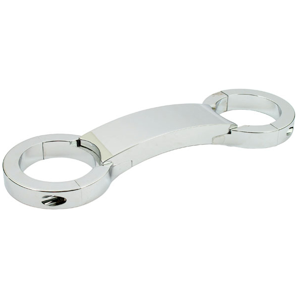 Fork brace, 49mm. Chrome - 06-17 Dyna. Med 49 mm gaffelrör