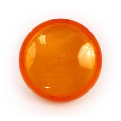 Turn signal lens bullet amber - 00-24 H-D med kula blinkers med pop-off lins (exkl. modeller med 3-1 bakljus/blinkers combo, V-Rod & Street)