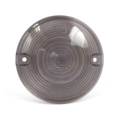 Replacement turn signal lens. Flat lens. Smoke - 86-23 H-D (med platta lins blinkers)
