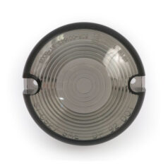 Turn signal domed lens. Smoke - Pre-2001 H-D med kupolformade linsblinkers