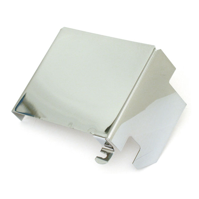 Battery side cover. Chrome. Smooth - 70-84 FL