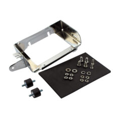 Battery carrier tray. Chrome - 80-84 FL, FLH