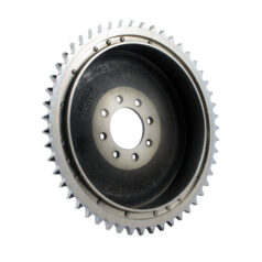 Sportster rear brake drum & sprocket. Chrome - 54-78 K, XL Sportster