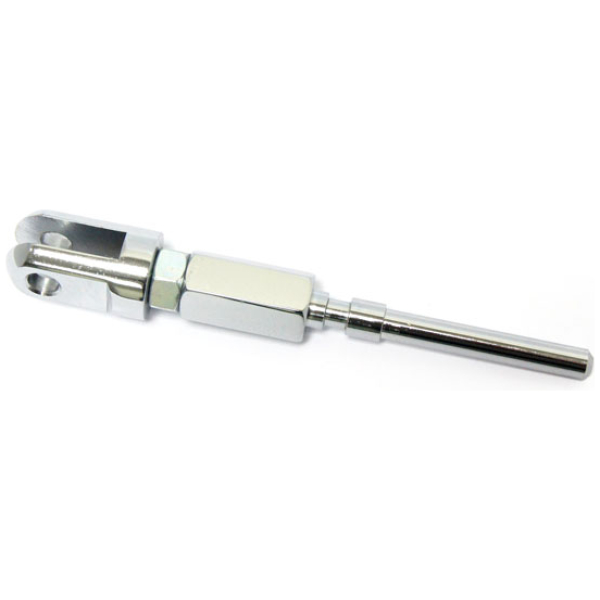 Rear master cylinder plunger. Chrome - 58-69 FL