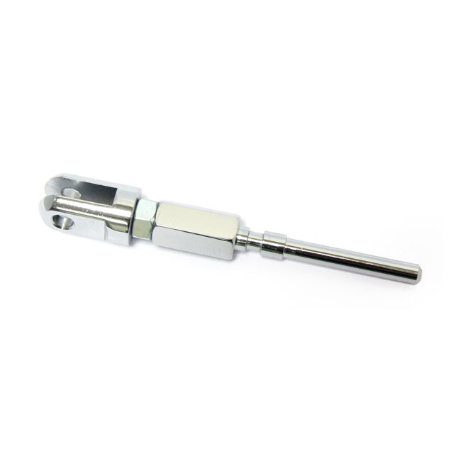 Rear master cylinder plunger. Chrome - 58-69 FL