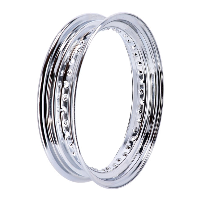 Chrome dropcenter rim, 3.00 x 16