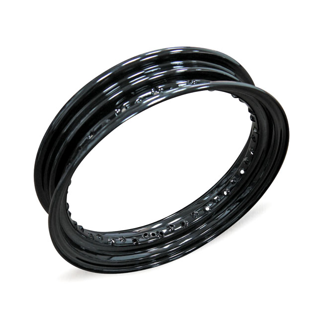 Black dropcenter rim, 3.00 x 16