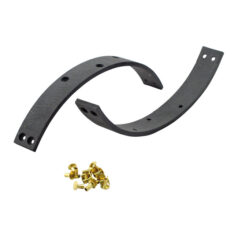 Brake drum linings, rear - 58-62 FL; 58-73 SIDOBIL