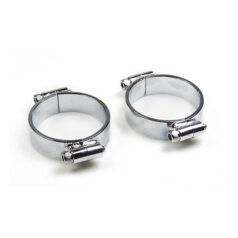 Intake clamps Heavy Duty, chrome - L78-84 Big Twin; L78-85 XL Sportster  (bandtyp)