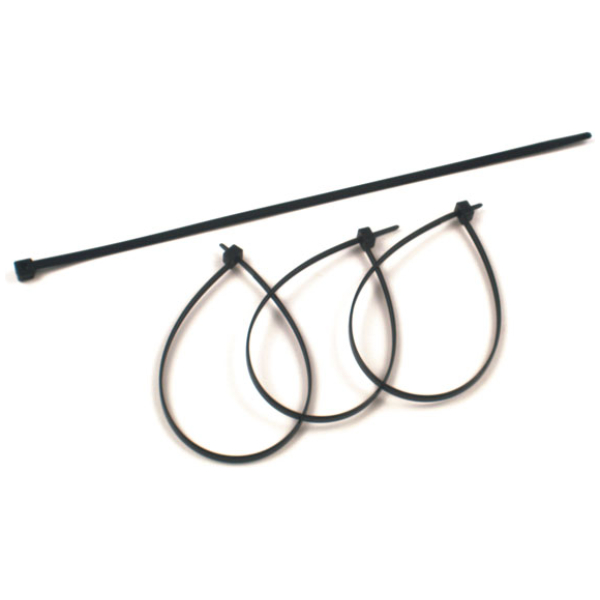 MCS, cable straps. 10.75" (27.5cm). Black - Universal