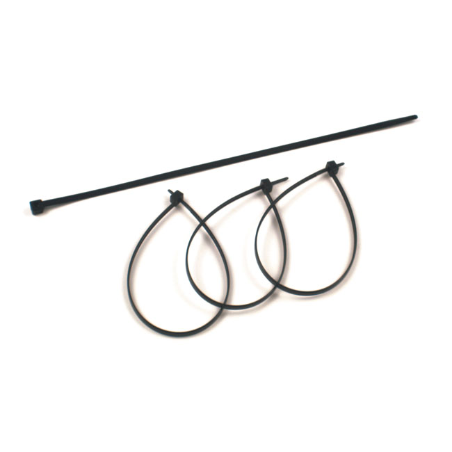 MCS, cable straps. 10.75" (27.5cm). Black - Universal
