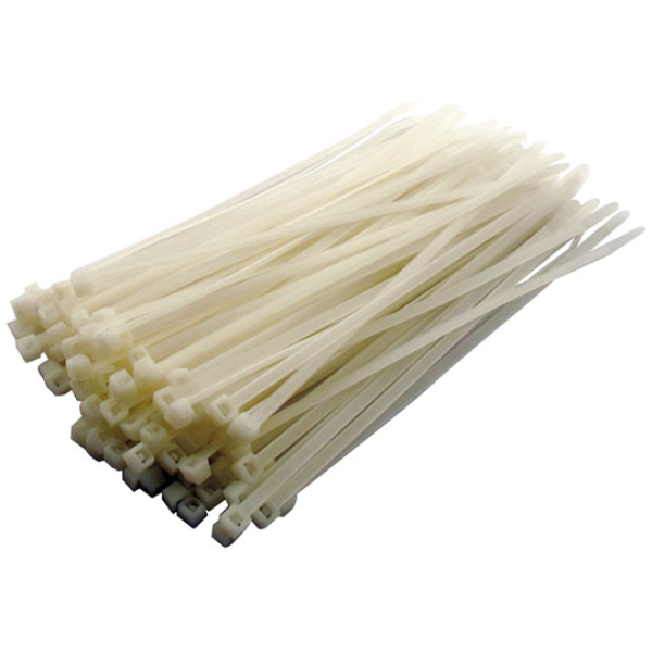 MCS, cable straps. 8" (20cm). White - Universal