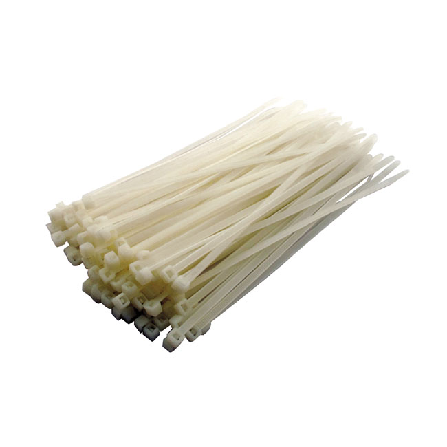 MCS, cable straps. 8" (20cm). White - Universal