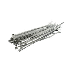 MCS, cable straps. 4" (10cm). Chrome - Universal