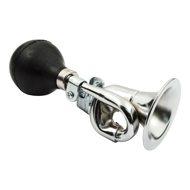 Classic squeeze horn. Chrome - Universal