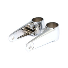 Clampah, side-mount headlamp bracket assembly. Chrome - 35 mm, 39 mm och 41 mm gaffelrör