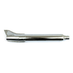 58-66 OEM style Rocket Fishtail muffler 28" long chrome - 58-66 FL-modeller ; Anpassade applikationer