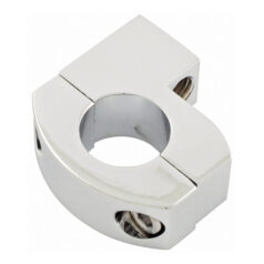 Metric mirror clamp M10 X 1.25 thread. Chrome - För styre med diameter 7/8" (22 mm).