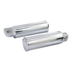 Maltese billet foot pegs. Chrome - Alla H-D med traditionellt hanfäste. (Exkl. ryttare/passagerare på: 18-24 Softails; 20-21 Livewire. Exkl. ryttare plats på: 15-20 XG; 10-22 XL1200X/XS; 11-20 XL1200C; 12-16 XL1200V)