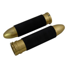 Handlebar grip set, Bullet. Gold - 96-22 H-D med dubbla gaskablar (exkl. Street)