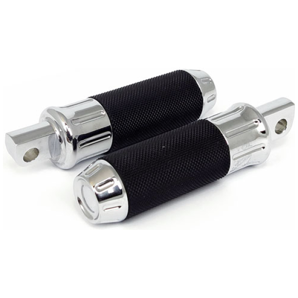 Cobra footpegs. Chrome - Alla traditionella H-D hanfästen. (Exkl. ryttare/passagerare på: 18-24 Softails; 20-21 Livewire. Exkl. ryttare plats på: 15-20 XG; 10-22 XL1200X/XS; 11-20 XL1200C; 12-16 XL1200V)
