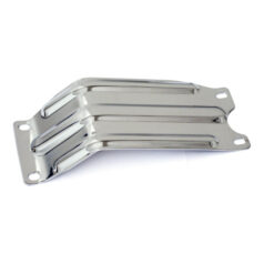 Engine skid plate. Ribbed. Chrome - 36-99 Big Twin (exkl. FXR, FLT/Touring; Dyna och Twin Cam-modeller); 37-48 Big Twin Flatheads