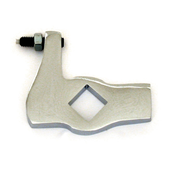 Jiffy leg stop. Adjustable. Chrome - 37-84 FL, FX; 84-06 Softtail; 80-08 FLT/Touring