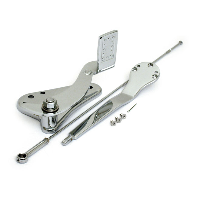 Jockey shift conversion kit - 52-E79 FL, FX; Tullen med 52E79 4-växlade spärrväxellådor