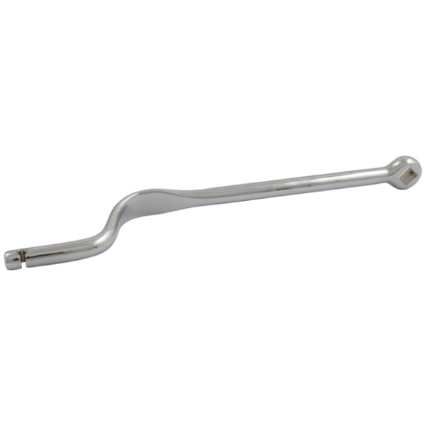 Clutch release lever. Chrome - 41-E79 Big Twin med fotkoppling (med plåt primär) eller musfällamanövrerad koppling