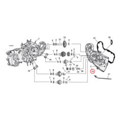 Bushing, brake pedal shaft - 77-E81 XL Sportster