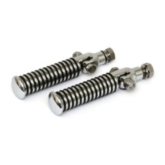 Passenger o-ring foot peg kit. Chrome - Universal; L72-81 FX, 84-99 FXST och 82-94 FXR-modeller som använder 1/2" monteringsbultar
