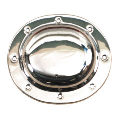 Derby cover, tin primary. Plain chrome - 36-64 Big Twin