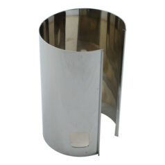 Starter motor cover Prestolite. Chrome - 67-80 XL Sportster; 65-83 Big Twin. Med Delco och Prestolite startmotorer