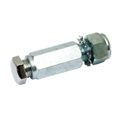 Fat Bob dash screw & nut kit. Chrome - 47-67 FL & anpassade applikationer utan chockknopp på instrumentbrädan