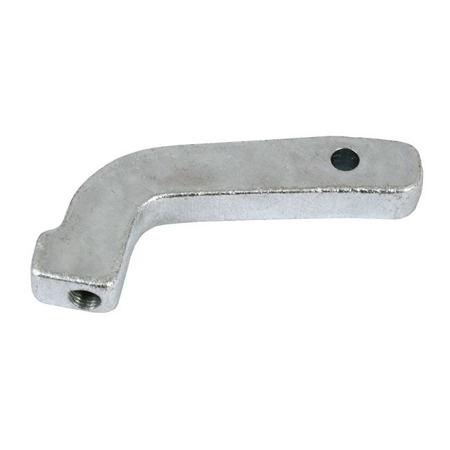 Exhaust/floorboard adapter bracket, custom - 70-84 FLH med några anpassade avgassystem