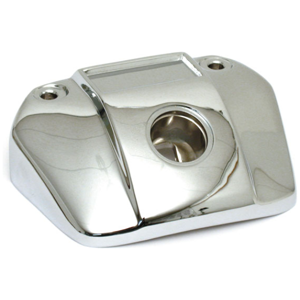 FX, FXR, XL headlamp mounting bracket. no-hole. Chrome - 75-91 XL Sportster, FX, FXR