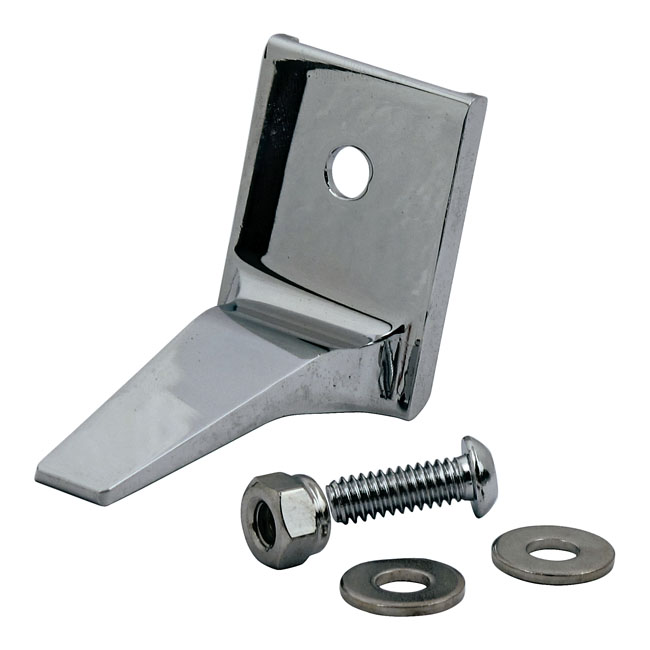 Kick stand extension tab kit. Chrome - 07-17 Softail (exkl. FLS/S, FLSTN/SE, FLSTSE, FXSB/SE, FXSE; 10-17 FLSTFB; FLSTFBS; 2009 FXSTSSE)