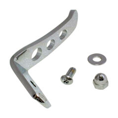 Kick stand extension tab kit. Chrome - 91-24 FLT/Touring