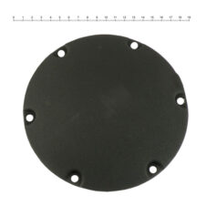 Derby cover, OEM style Domed. Matte black - 04-22 XL Sportster; 08-12 XR1200