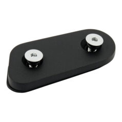 Primary chain inspection cover. Satin black - 04-22 XL Sportster; 08-12 XR1200