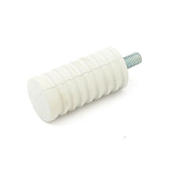 OEM style shifter peg, white - De flesta H-D med 5/16-24 gängor