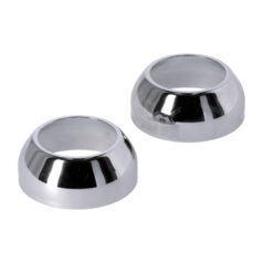 Fork boot cover, chrome - 87-94  FXR; 91-05  Dyna (exkl. FXDWG); 88-20  XL Sportster (exkl. 97-03 XL1200S; 16-21 XL1200X; 16-20 XL1200CX; 07-12 XL1200N; 09-21 883N; 18-21 XL1200NS)